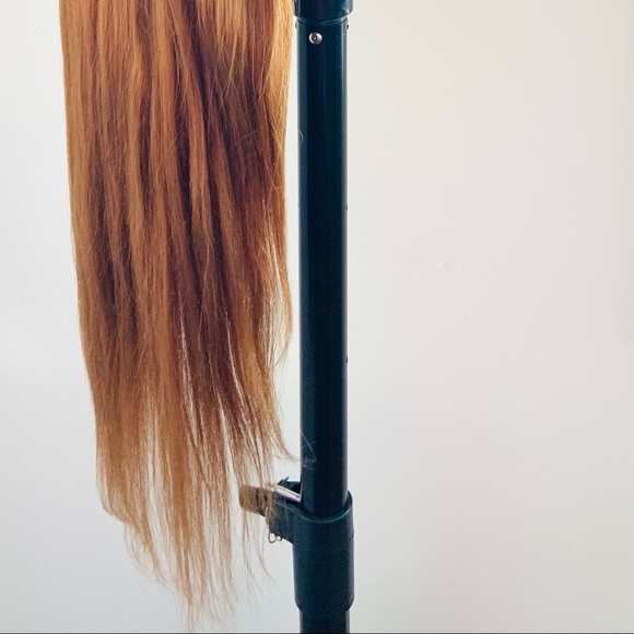 Gorgeous 36” Golden Auburn Synthetic Lace Front Wig - Picture 2 of 16